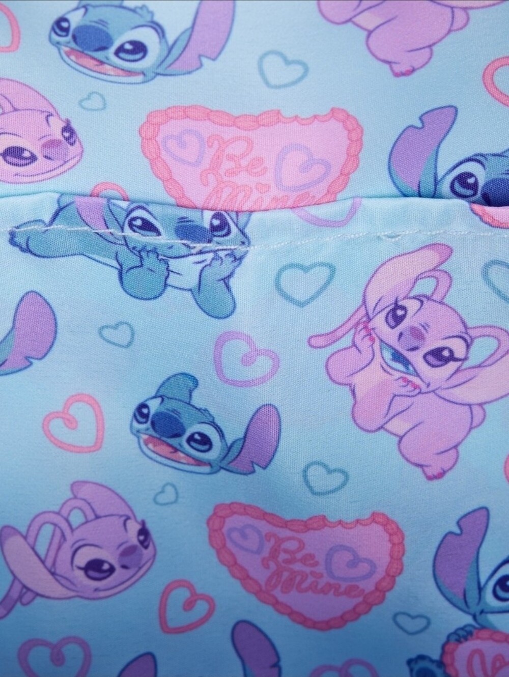 Loungefly Disney Stitch & Angel Be Mine Valentine's Mini Backpack NWT - Picture 6 of 7